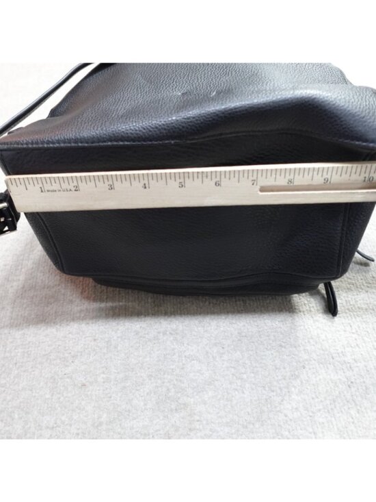 Kate Spade Womens Backpack Black Pebbled Leather Lined main image 8